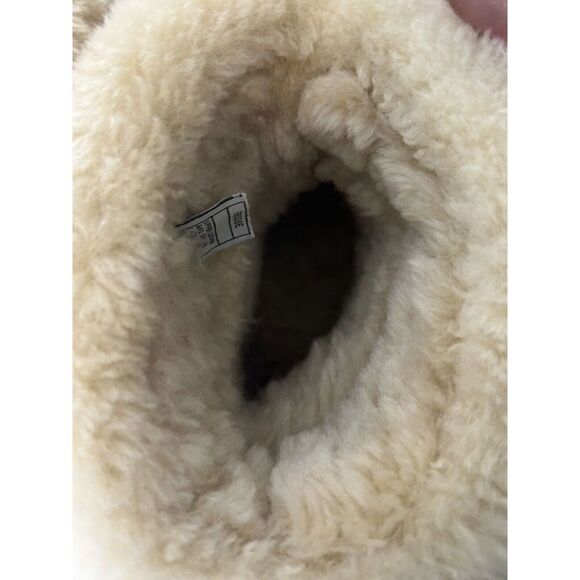 UGG METRO TAS FUR CUFF BOOTS ESPRESSO WOMENS 7 Amazing Condition! - Picture 9 of 11